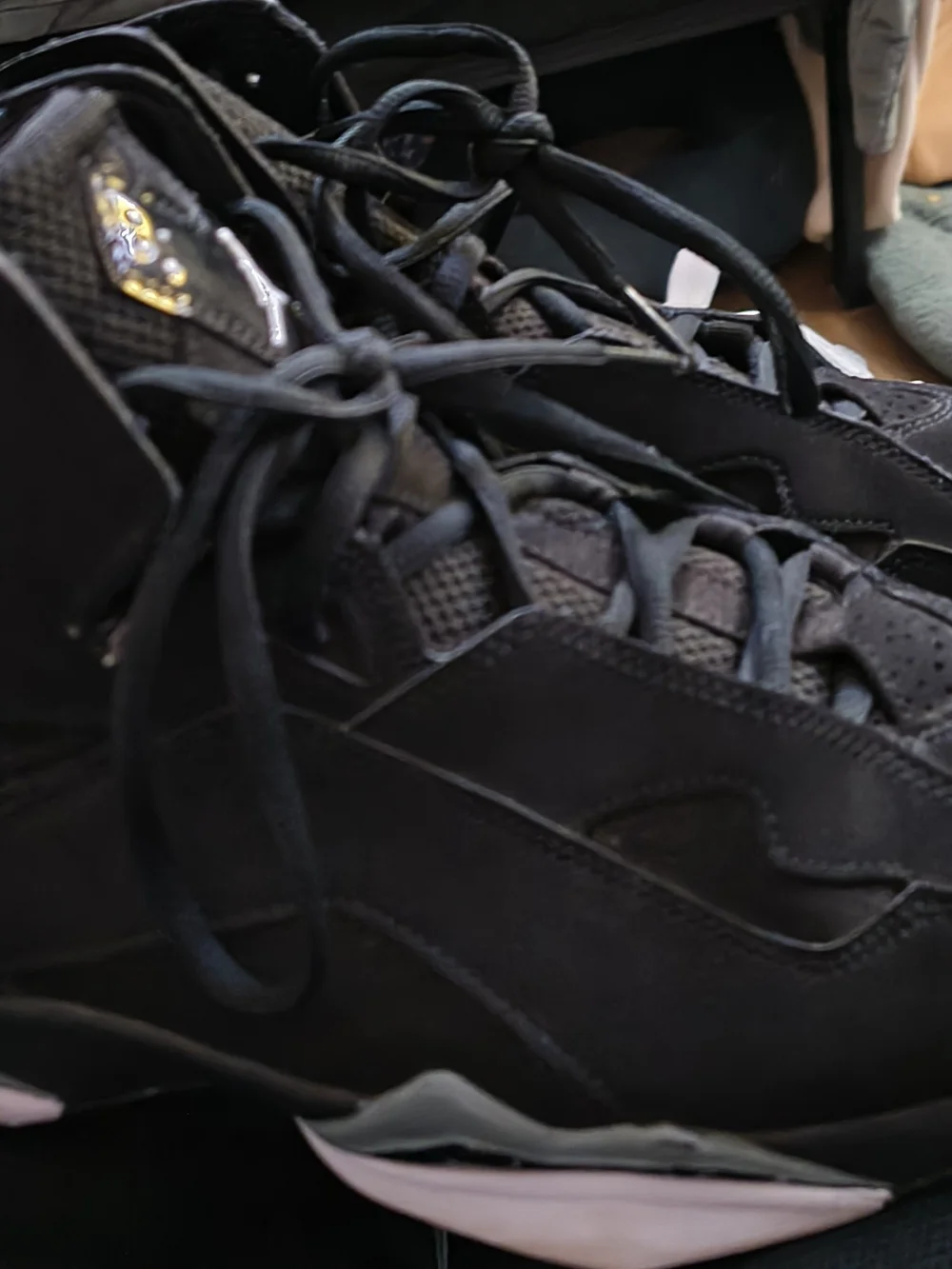 Sz 11.5 Mens Black Jordan True Flights , Like New